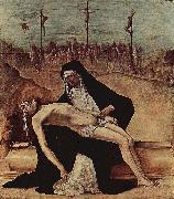 Ercole de Roberti Predellatafel mit Szenen der Passion Christi oil